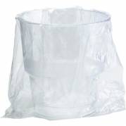 Plastglas, Duni, Rund indvendig diameter 80.0 mm, PS transparent, Single-wrapped pose med 1050 stk, F&oslash;devaregodkendt