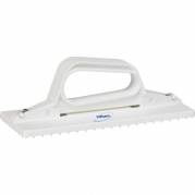 Skurenylon holder, Vikan, med h&aring;ndtag hvid 95mmx230mm