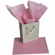 Silkepapir, 17 g/m2, 500 x 750 mm, gul Papir, pakke a 480 ark