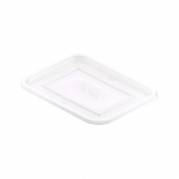 Plastbakke, Duni Fixpack kapacitet 500ml,146x110x6mm pp, transparent, karton a 500 stk F&oslash;devaregodkendt