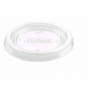 L&aring;g t/plastbakke, Duni Fixpack, Rund &Oslash; 93, h&oslash;jde 9 A-PET, transparent, karton a 1000 stk F&oslash;devaregodkendt