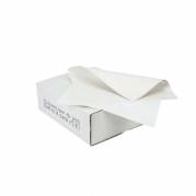 Stanset papir, flat bag, 45 g/m2, 370 x 500 mm, Papir + PE, hvid, almindelig pakke a 10 kg, palle a 60 kartoner F&oslash;devaregodkendt
