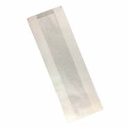 Bagerpose, 80 x 160 x 455 mm, flat bag Papir, hvid, pakke a 250 stk F&oslash;devaregodkendt