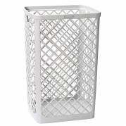 Affaldsspand, Katrin 40L Tr&aring;dkurv plastik, hvid 320mmx250mm x 500mm