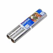 Alufolie, 11 &micro;m, Rulle, 300 mm x 20.00 m aluminium, s&oslash;lv metallic pakke a 2 ruller, 2-pack F&oslash;devaregodkendt