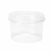 Plastb&oslash;tte, Handy-lock, Rund, &Oslash; 97 h&oslash;jde 66 pp, transparent, kasse a 475 set F&oslash;devaregodkendt
