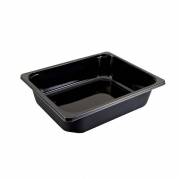 Plastbakke, F&aelig;rch, C 2325-1B, 1-rums Rektangul&aelig;r kapacitet 5195ml,265x325x80mm C-PET, sort, A5 4 rum til bord/v&aelig;g karton a 80 stk F&oslash;devaregodkendt