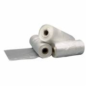 Plastikpose, 9 &micro;m, 350 x 500 mm, LD-PE transparent, rulle a 200 stk F&oslash;devaregodkendt