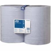 Industriaft&oslash;ring rulle, Tork, W1, Basic 2 lag, bl&aring; 369mm x 340.00m, kasse a 2 ruller FSC Recycled Credit