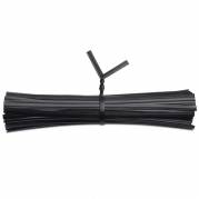 Plastclips, 150 mm, metal, sort pakke a 1000 stk, Twist-ties