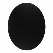 Kridttavle, Securit Silhouette, sort Oval