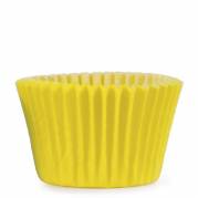 Muffin form, Rund, h&oslash;jde 50 mm indvendig diameter 35.0 mm Pergamentpapir, gul, pakke a 1000 stk F&oslash;devaregodkendt