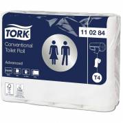 Toiletpapir, Tork, Advanced, T4, 2 lag hvid x 35.00m, kasse a 24 ruller FSC Recycled Credit