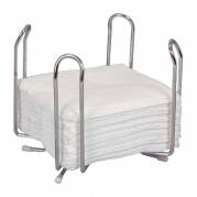 Servietdispenser, 1/4-fold Metal, chrome 130mmx130mm