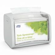 Servietdispenser, Tork, N4, Gray/Clear gr&aring;/transparent