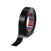 Pakketape, TESA 4288, 25 mm x 66.00 m 114 &micro;m, kernediameter: 76 mm, Rulle, pp Naturgummi, sort, kasse a 12 ruller palle a 2304 ruller