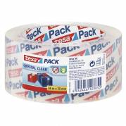 Pakketape, TESA 57807, 48 mm x 66.00 m 50 &micro;m, kernediameter: 76 mm, Rulle, pp Akryl, transparent, pakke a 6 ruller palle a 1440 ruller