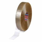 Maskintape, TESA 4089, 48 mm x 1000.00 m 28 &micro;m, kernediameter: 76 mm, Maskinrulle pp, Naturgummi, transparent kasse a 6 ruller, palle a 192 ruller