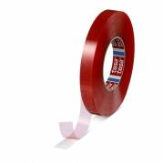 Dobbeltkl&aelig;bende tape, TESA 4965 double sided extra strong, 19 mm x 50.00 m, samlet tykkelse 205 &micro;m kernediameter: 76 mm, Rulle, PET, Akryl r&oslash;d, pakke a 16 ruller palle a 1536 ruller