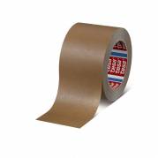Pakketape, TESA 4313PV12, 75 mm x 50.00 m, 125 &micro;m, kernediameter: 76 mm Rulle, Papir, Syntetisk gummi, low noise brun, pakke a 4 ruller palle a 864 ruller