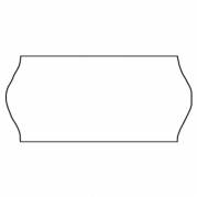 Prisetiket, Meto, K&oslash;l/Frys 26x12mm hvid, rulle a 1500 etiketter