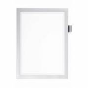 Magnetlomme, Durable Duraframe A4 selvkl&aelig;bende, metallic