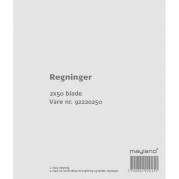 Regningsblok, Mayland, hvid, 126x148mm 2x50 blade