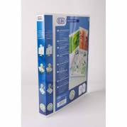 Indstiksringbing, Oxford Maxivision transparent, H&Oslash;J FORMAT, 30mm, 297x420mm antal ringe: 4