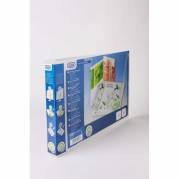 Indstiksringbing, Oxford Maxivision transparent, TV&AElig;RFORMAT, 30mm, 297x420mm antal ringe: 4