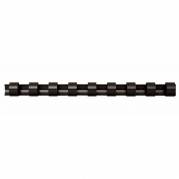 Spiralrygge, Fellowes, 21 ringe, Plast 45 sort, antal ark: 410  pakke a 50 stk