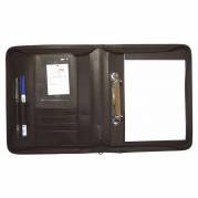 Dokumentmappe, Staedtler sort, 148x210mm, antal ringe: 2 Artificial leather