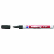 Paintmarker, Edding Aaa Posca, 751 1-2MM, Rund spids, sort, 702010001