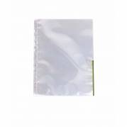 Signallomme, Esselte gr&oslash;n 105&micro;m, 210x297mm, plastik pakke a 100 stk