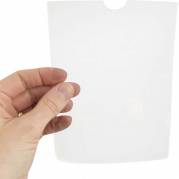 Plastetui, Esselte transparent 105&micro;m, 105x148mm, plastik pakke a 100 stk