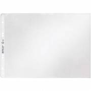 Plastlomme, Leitz transparent, TV&AElig;RFORMAT, 210x297mm plastik pakke a 50 stk