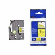 Labeltape, Brother Labeltape, TZES641 18mmx8.00m sort/gul