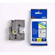 Labeltape, Brother Labeltape, 9mmx8.00m sort/transparent