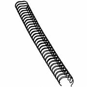 Spiralrygge, Fellowes, 3:1, Metalwire 10 sort, antal ark: 80  pakke a 100 stk
