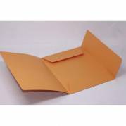 Elastikmappe, Mappe DFK orange, 210x297mm, Karton