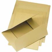 Kartonmappe, Mappe DFK brun, 210x297mm, Karton