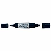 Marker, Pilot, TWIN, Rund/skr&aring;, sort permanent