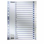 Register, Index, A4,210x297mm, hvid Pakke med 10 s&aelig;t