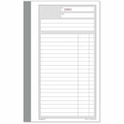 Standardblok, Mayland, Duplikatbog, hvid 108x200mm, 2x50 blade