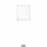 Kasseblok, Mayland, hvid, 85x272mm