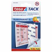Brikker, TESA Adhesive tape Tack, transparent, pakke med 36 stk