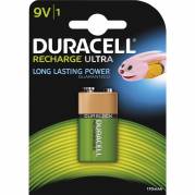 Batteri, Duracell 170MAH, Recharge 9V pakke a 1 stk