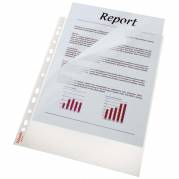 Plastlomme, Esselte transparent 115&micro;m, 210x297mm, plastik pakke a 10 stk
