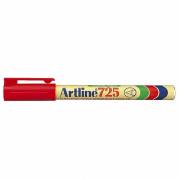 Marker, Artline, EK725, 0,4MM, Spids r&oslash;d, 3272502