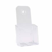 Brochure holder, BNT 1/3 A4, 1 rum til bord, transparent