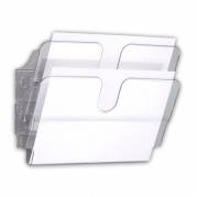 Aviaholder, Durable, Ideal Flexi Plus Vandret til v&aelig;g, transparent